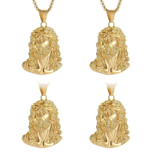 【🎁 Popolno darilo!】Ogrlica z obeskom, ki prikazuje podobo Jezusa