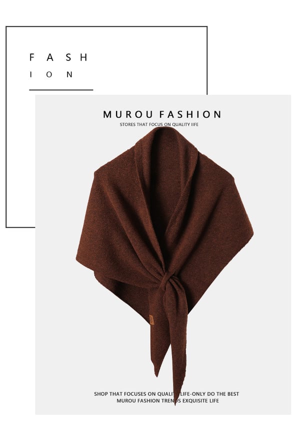 Ženski enobarvni šal s prednostno ponudbo