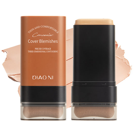 (🔥Kupite 1, dobite 1 gratis🔥)✨2025 Instant Concealing Foundation Stick z vgrajenim čopičem