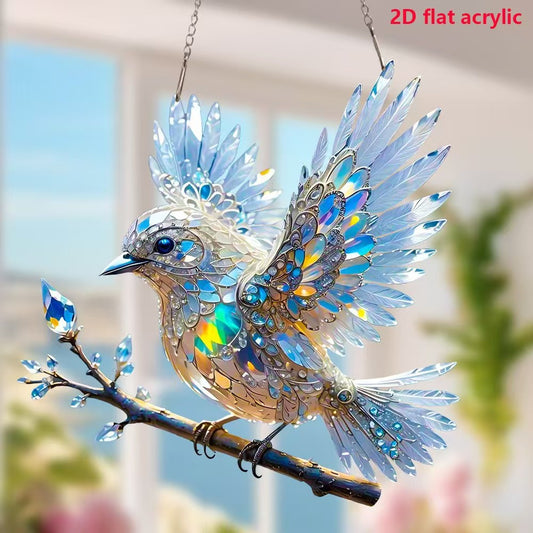 🎁Več ko kupite, več popustov dobite🎁Umetniški nakit Crystal Sky Bluebird