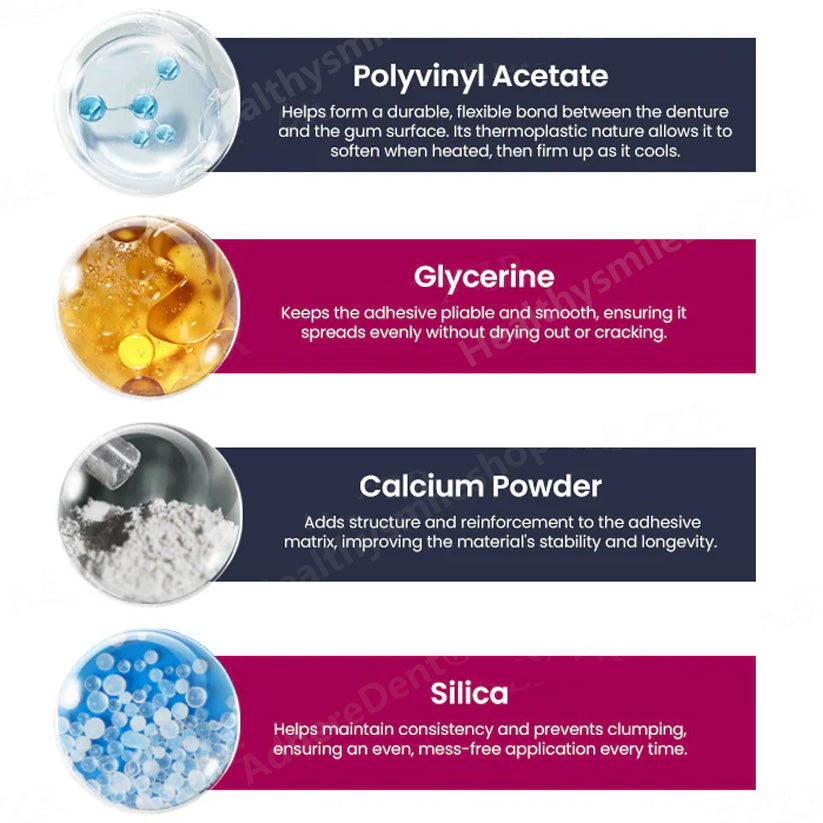 【🔥Kupite 1, dobite 1 gratis🔥】AdhereDent® Termoplastično lepilo za proteze ⏳ Trajna retencija proteze