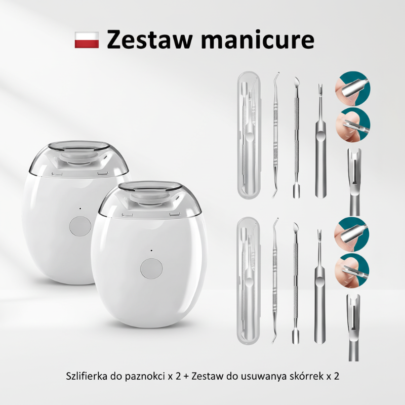 💅 Avtomatski Brusilnik Za Nohte – Bezpečnost + Vielofunkcionalnost! ✨