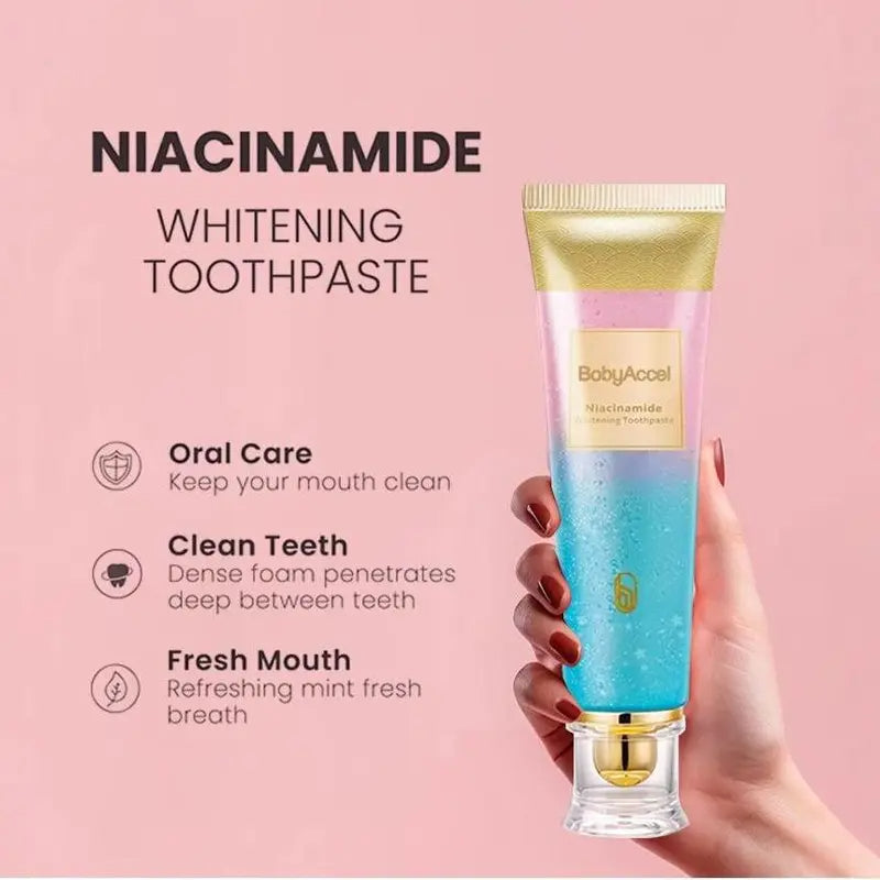 (🔥Kupite 1, dobite 1 gratis🔥)Set zobne paste za beljenje z niacinamidom