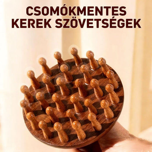 【🎁Več ko kupite, več popustov dobite】Masažni glavnik iz naravnega sandalovine