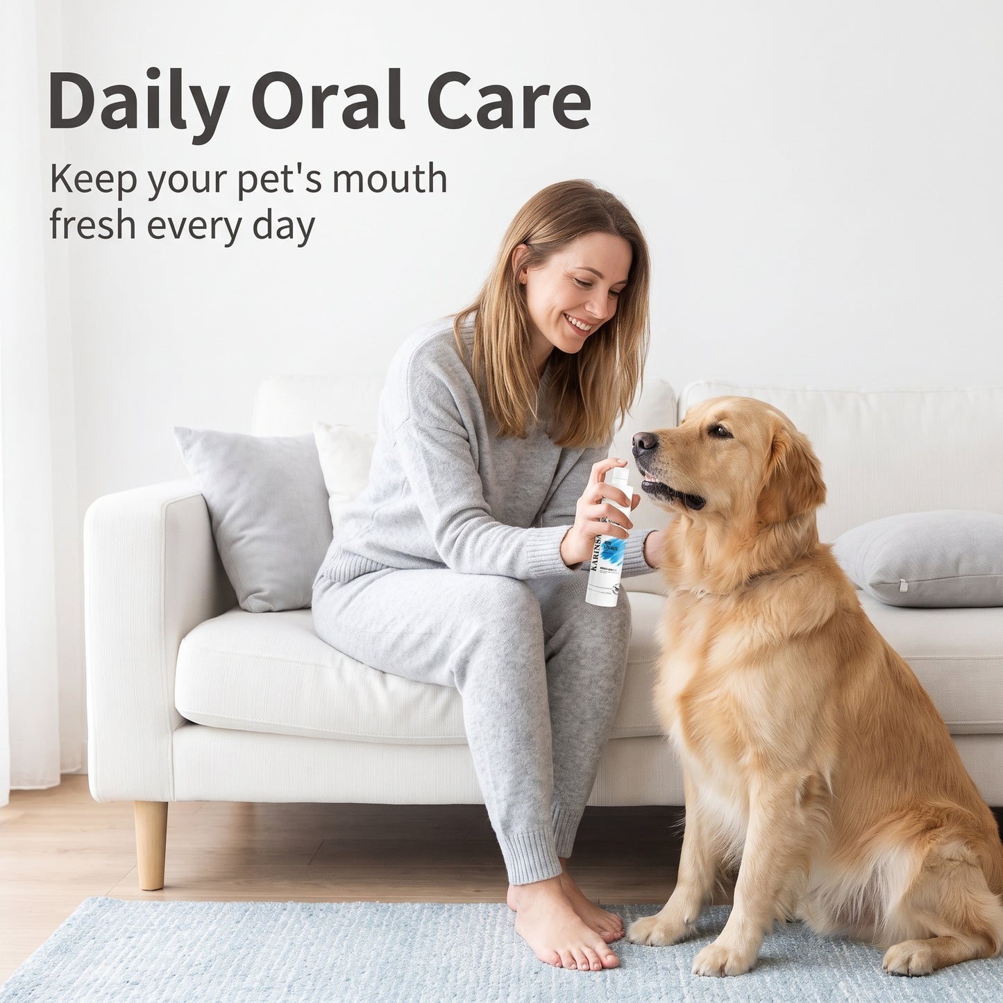 🌿 Oralni sprej za hišne ljubljenčke – svež dah in čiste usta! 🐶🐱