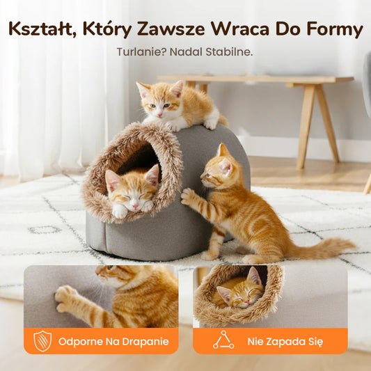 🌟 Zimska postelja za hišne ljubljenčke – toplo, mehko in enostavno za čiščenje! 🐱🐶