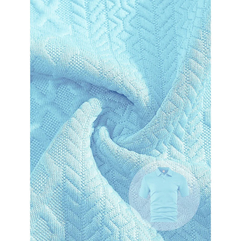 👕 Dvodelni moški komplet rombasta struktura – Hlad & stil brez mečkanja! ✨