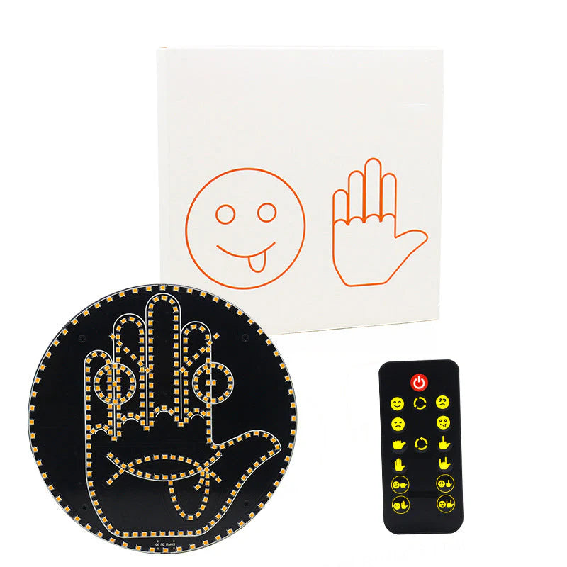 LED lučka za izražanje in geste za zadnje steklo avtomobila