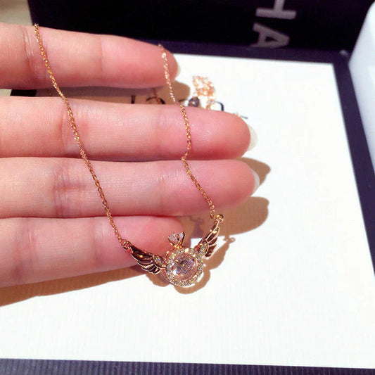 😇 Ogrlica angel varuh – ljubezen & zaščita zdaj! 💕