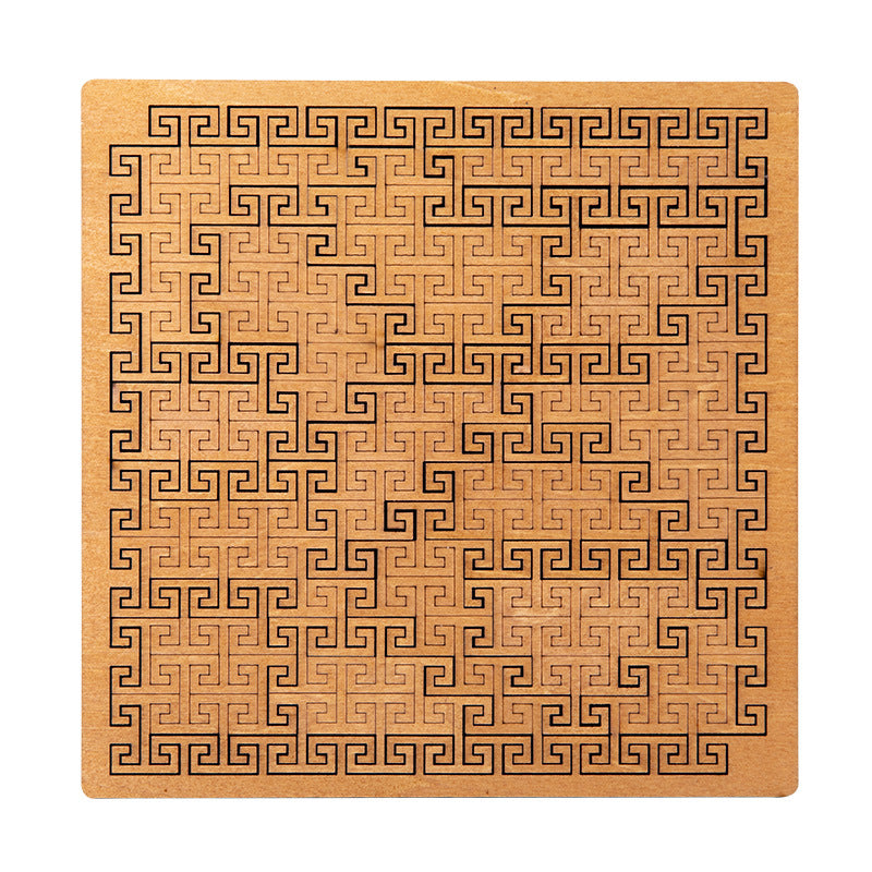 ✨ Lesena sestavljanka Hilbert Curve – izzivljujoča, kvalitetna in edinstvena za zabavo z smislom! ✨