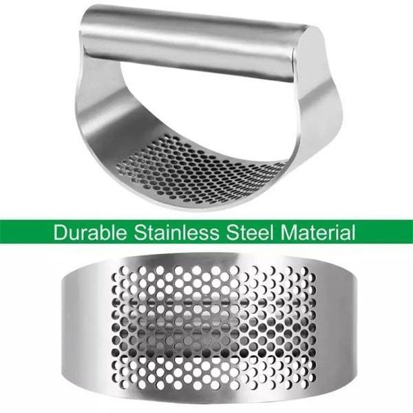 【🧄 Z lahkoto zdrobite česen ali ingver】Stiskalnik za česen iz nerjavečega jekla