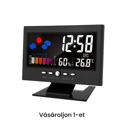 🌡️ Večni koledar Barvni zaslon – Ura za temperaturo in vlažnost! 📅