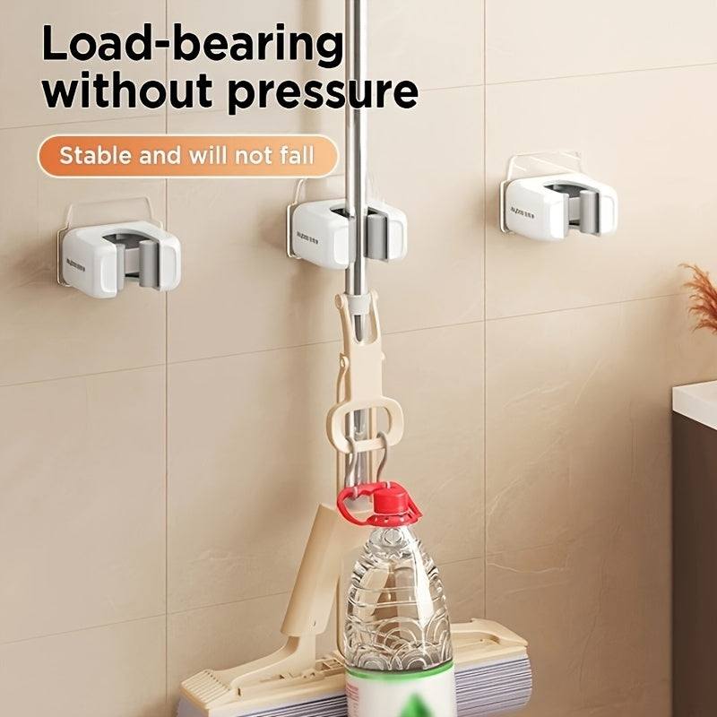 【🎁Več ko kupite, več popustov dobite】Držalo za mop brez vrtanja za kopalnico
