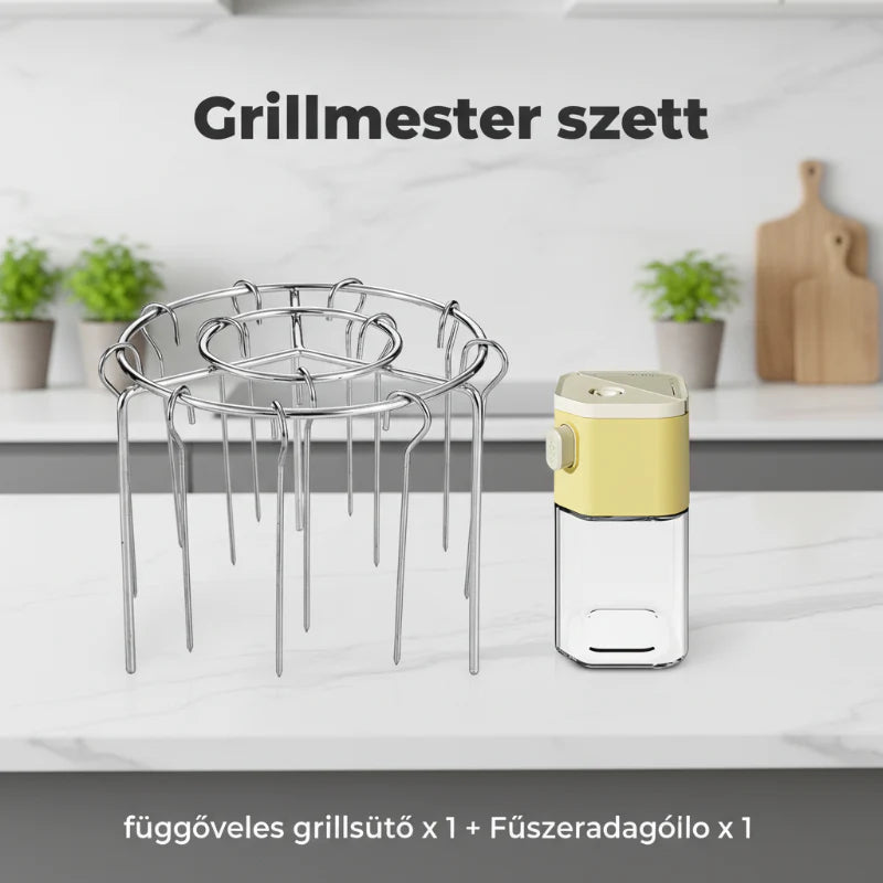 🍢Cvrtnik Žar na žaru Vertikalni žar za kebab:360° segrevanje, brez obračanja – restavracijski okusi doma!