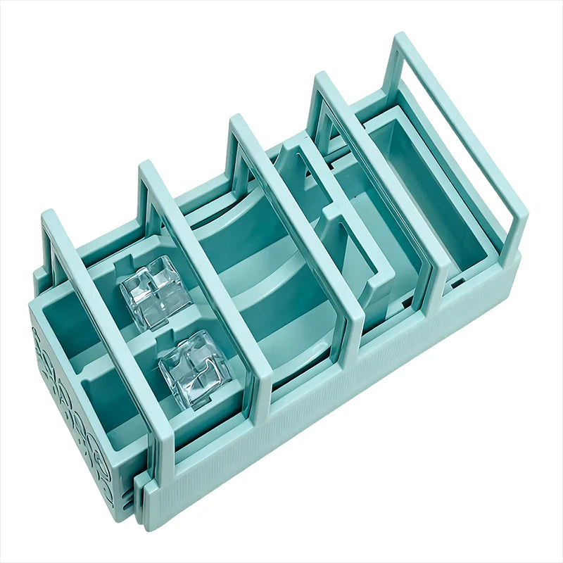 🔥Večfunkcijski podajalnik lepilnega traku - 18-segmentni sistem za hitro rezanje in organizator, ki prihrani prostor