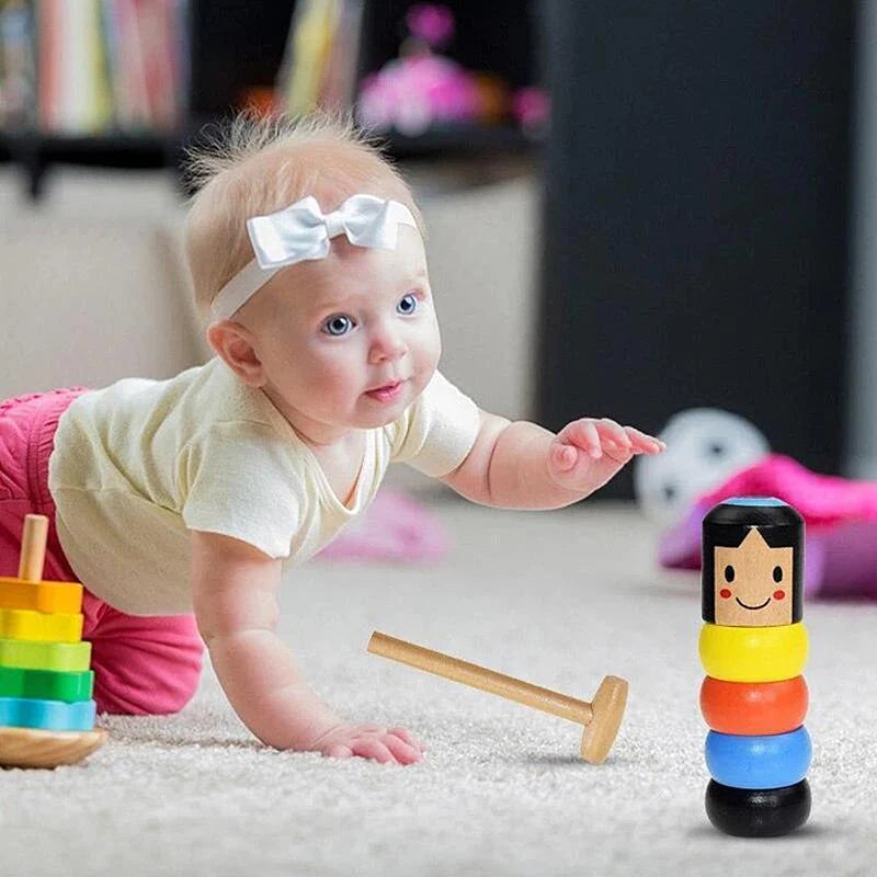 🪄🧙🏻Lesena čarobna igrača Immortal Daruma - igrača, ki kljubuje gravitaciji!