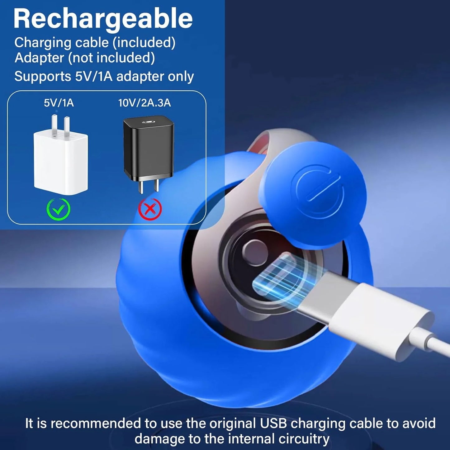 【🐱 Naj vaša mačka uživa v neskončni zabavi brez nadzora.】Interaktivna, polnilna mačja igračka žoga