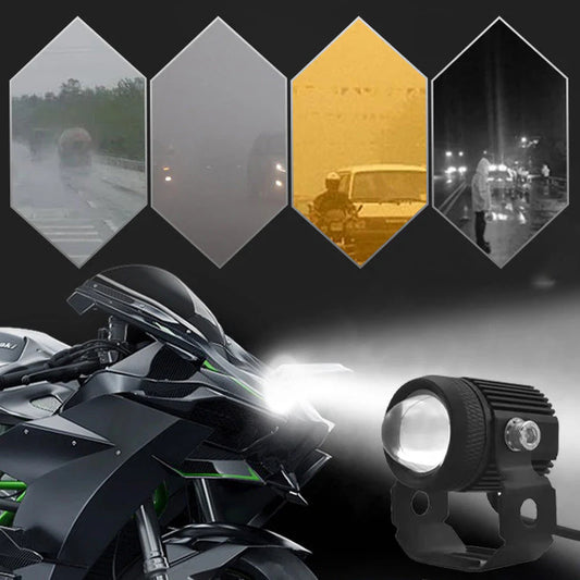 🏍️Močan LED žaromet za motor
