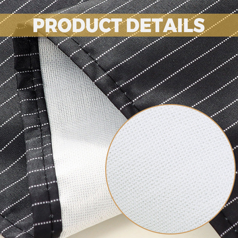 【💧 Ali si med kuhanjem vedno umažete oblačila?】Vodoodporen predpasnik s križnimi trakovi na hrbtu in odstranljivo brisačo za roke