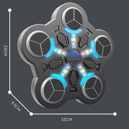 🥊 Bluetooth Glasbeni Boksarski Stroj – Ritmična Osvetlitev + 3 Hitrosti + Varno Vadbo! ✨