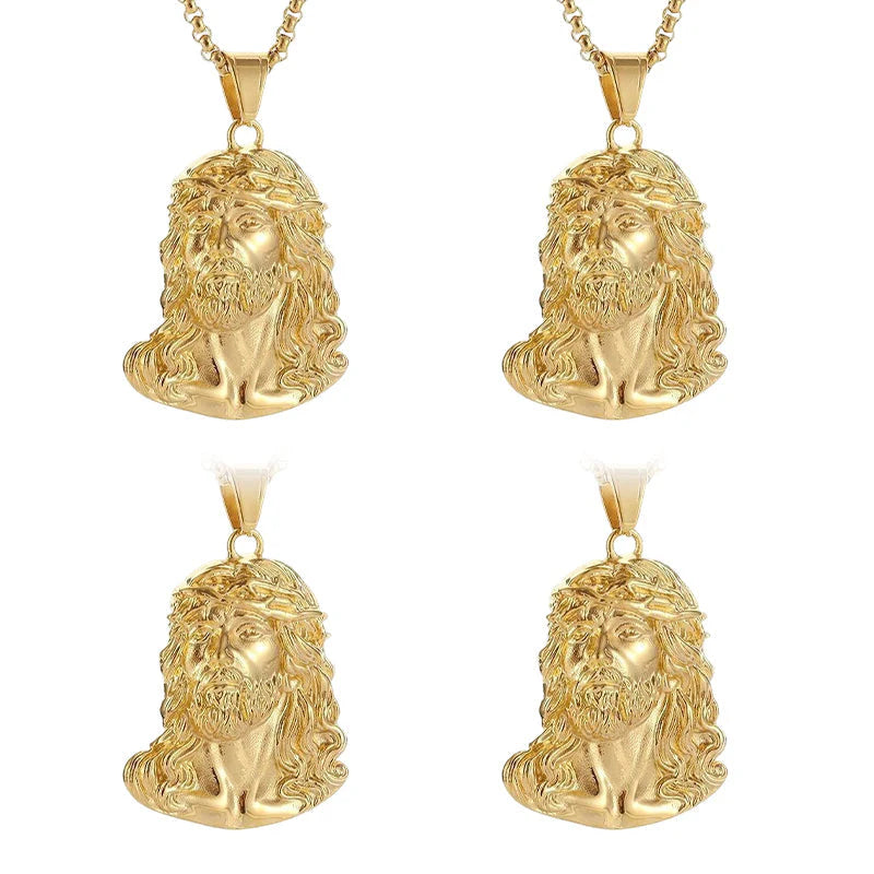 【🎁 Popolno darilo!】Ogrlica z obeskom, ki prikazuje podobo Jezusa