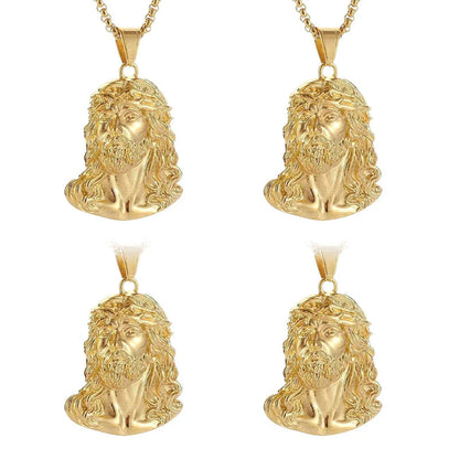 【🎁 Popolno darilo!】Ogrlica z obeskom, ki prikazuje podobo Jezusa