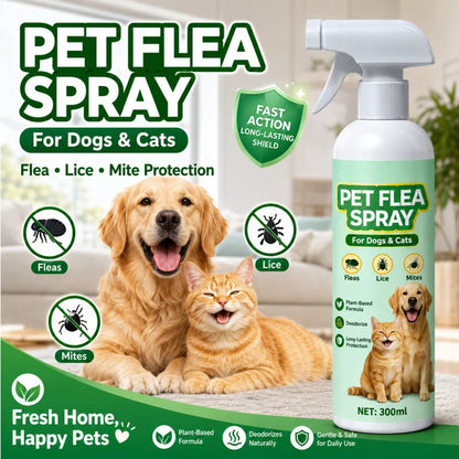 🐾 Rastlinski sprej proti bolham za hišne živali!
