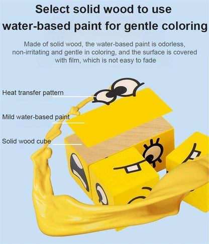 【🧩 Vadite svoje praktične sposobnosti in logično razmišljanje!】5D sestavljanka Izobraževalna igra Faces Changing Family