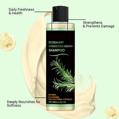 🧴 Šampon Z Rožmarinom & Keratinom – Regeneracija + Sijaj! 💇♀️