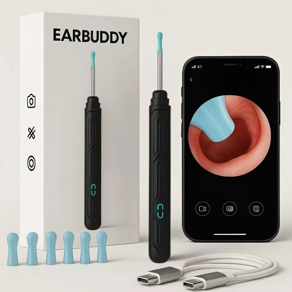 EarBuddy™ - pametni čistilec ušes