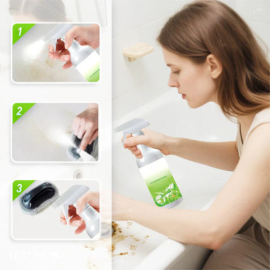 【💥 Z lahkoto odstrani oljne madeže in trdovratno umazanijo!】Univerzalni čistilni sprej brez izpiranja