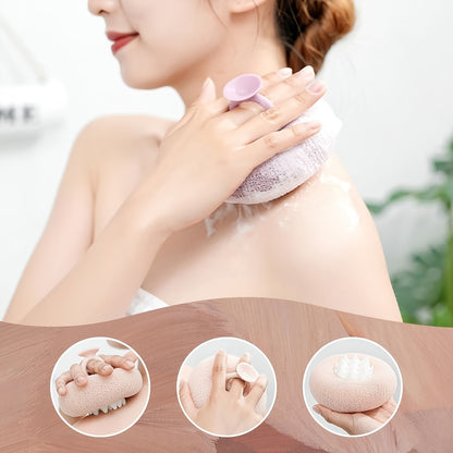 【🔥Drugi kos brezplačen】Prisesek za prhanje s sončnično kroglico in piling gobico