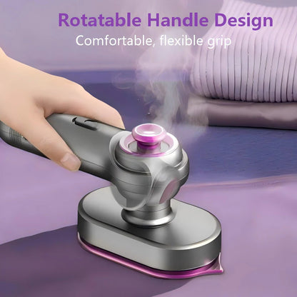 ✨ Prenosni Parni Likalnik – 20s Ogrevanje + Vse Tkanine + Kompaktno! 👕