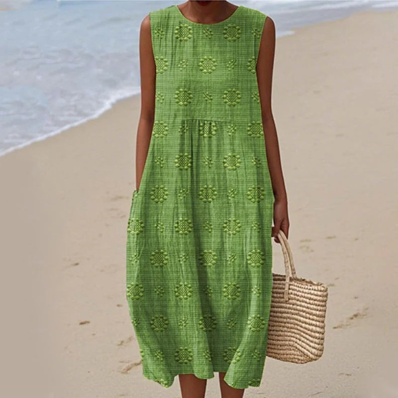 Ženska obleka brez rokavov