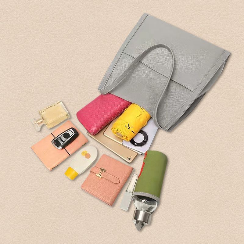 【👜 Enobarvna vrhunska torba za čez ramo - Klasična in elegantna oblika, dovolj vsestranska, da se poda k vsaki vsakodnevni obleki!】Preprosta enobarvna vrhunska torbica