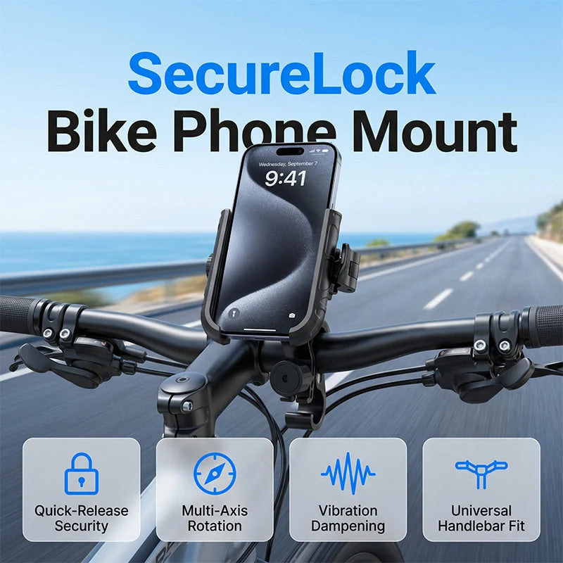🚴 Nosilec za telefon na kolo – varna navigacija med vožnjo! ✨