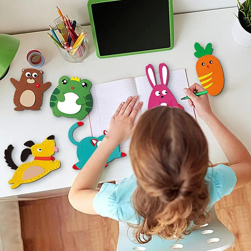 🎨 Otroški komplet za šivanje – varen, ustvarjalen, za razvoj malih mojstrov!