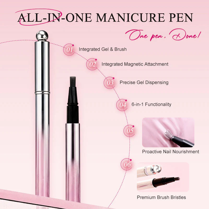 🛍️ 2-v-1 Cat Eye Nail Art Pen – Salon kakovost doma, brez orodij! ✨ Prihrani čas & denar!