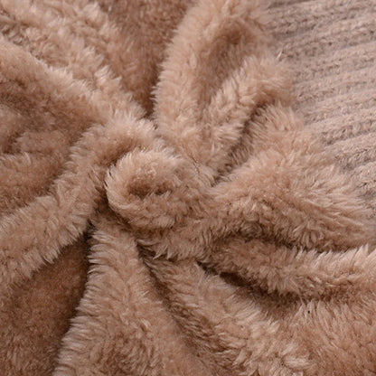 【❄️ Idealno za smučanje, potovanja ali vsakodnevno nošenje!】elegantna, debela pletena zimska kapa s toplim pokrivalom za obraz in šalom