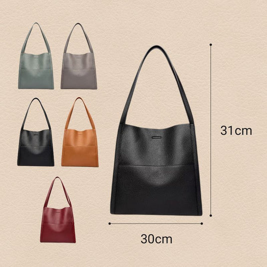 【👜 Enobarvna vrhunska torba za čez ramo - Klasična in elegantna oblika, dovolj vsestranska, da se poda k vsaki vsakodnevni obleki!】Preprosta enobarvna vrhunska torbica