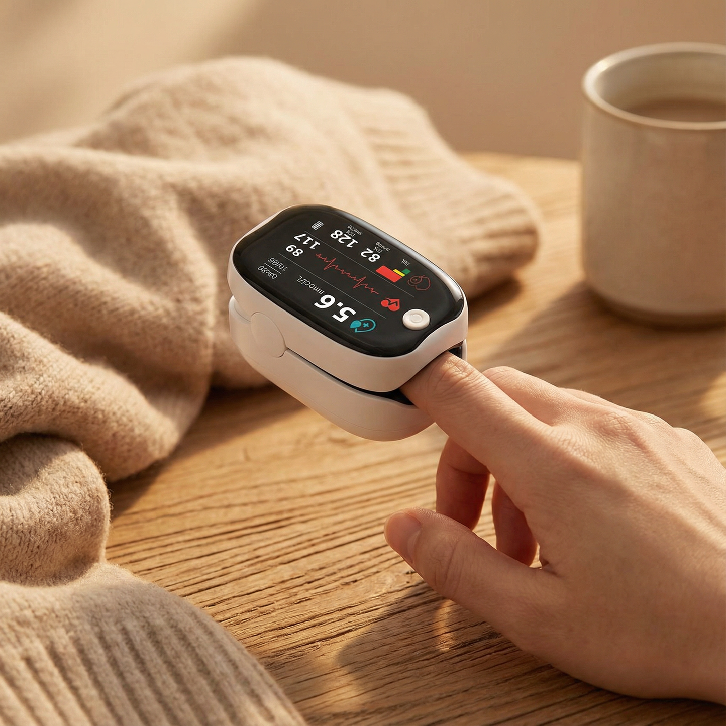 🩺 Laser Glucose Monitor – Brez bolečin, hitro in natančno merjenje krvnega sladkorja!