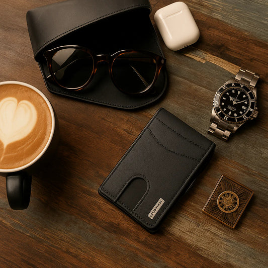💳Moška denarnica z RFID blokado in režo za AirTag – ročno izdelana usnjena denarnica z držalom za kartice s hitrim dostopom in veliko prostornino