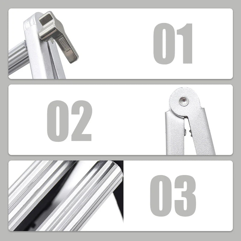 【💪 Naj vam iztisne zadnjo kapljico zobne paste, zmanjša količino odpadkov in prihrani denar!】Kovinska cev za stiskanje zobne paste za brivce