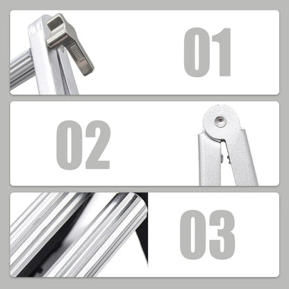 【💪 Naj vam iztisne zadnjo kapljico zobne paste, zmanjša količino odpadkov in prihrani denar!】Kovinska cev za stiskanje zobne paste za brivce