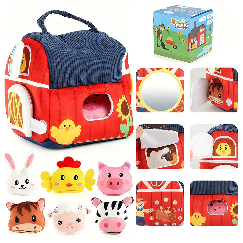 🐄Interaktivni plišasti komplet za kmečko igro za otroke😍