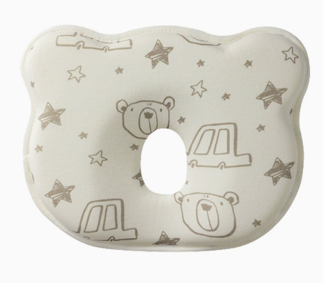 🧸 Oblazinjen vzglavnik za dojenčke iz spominske pene ☁️