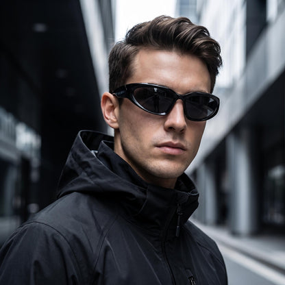 🕶️ Könnyű UV-védő PC-keretes napszemüveg – divatos téglalap alak, egész napos kényelem! ☀️