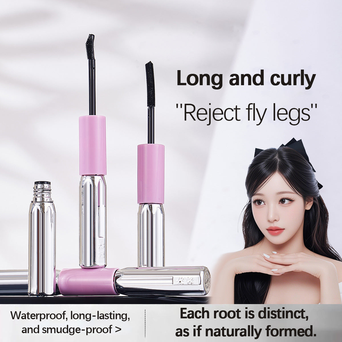 🌟 Dvojglavna maskara Barbell – podaljšuje, kodra in ne smuči, za očala z vplivom! 🦋