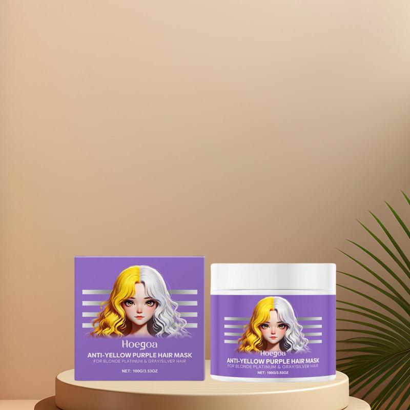 【🔥Kupite 1 dobite 1 gratis🔥】Vijolična maska za blond lase – odstranjuje rumene tone, vrača sijaj in ščiti barvo