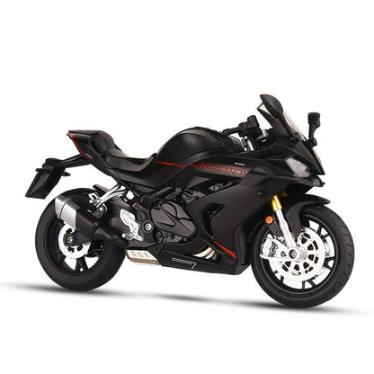 🌟 Model motornega kolesa 1:12 – Interaktivne luči + zvoki! 🏍️